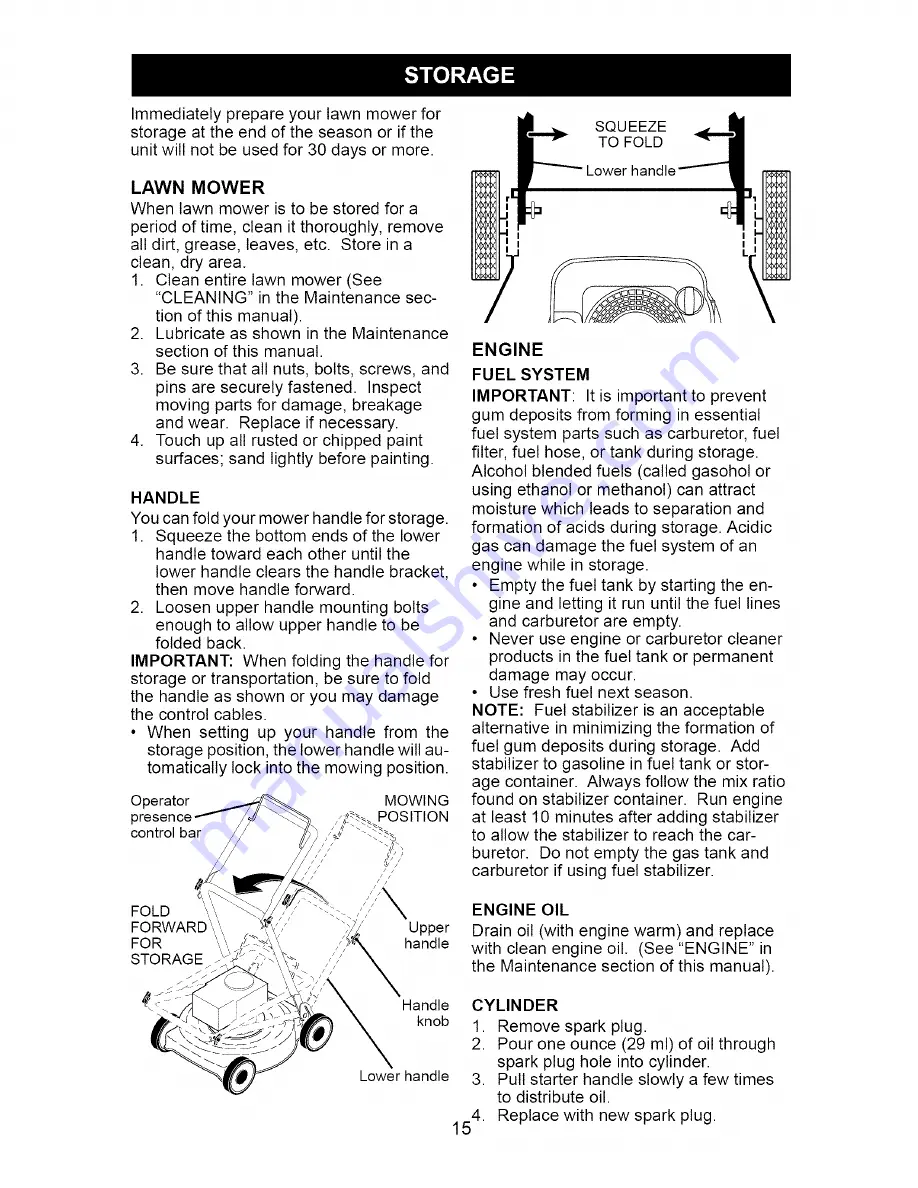 Craftsman 917.385140 Owner'S Manual Download Page 15