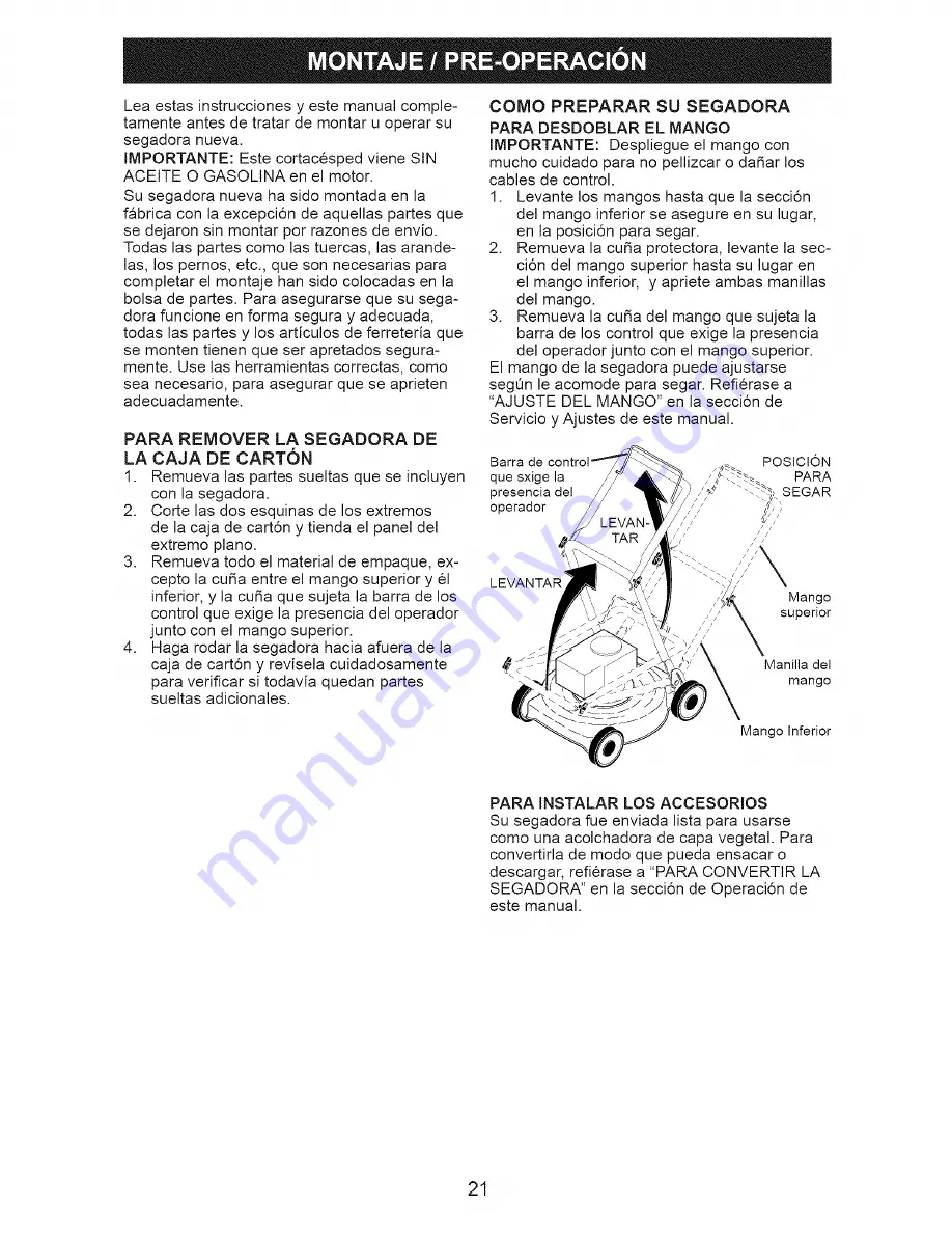 Craftsman 917.385191 Скачать руководство пользователя страница 21