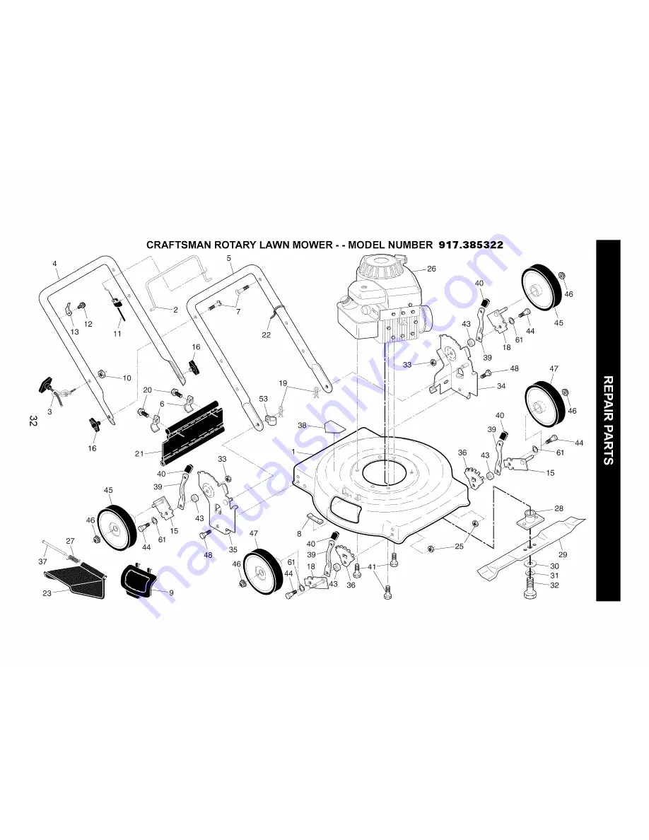 Craftsman 917.385322 Owner'S Manual Download Page 32