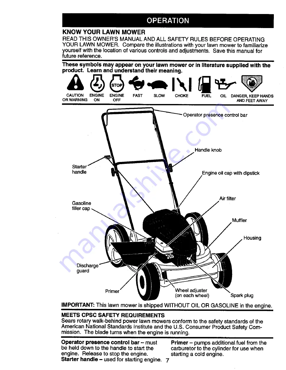 Craftsman 917.385340 Скачать руководство пользователя страница 7