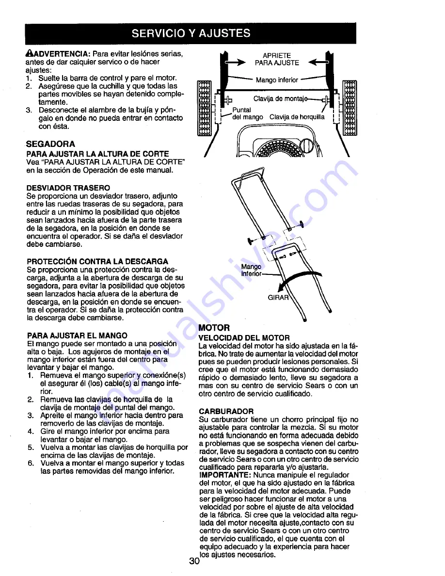 Craftsman 917.385340 Скачать руководство пользователя страница 30