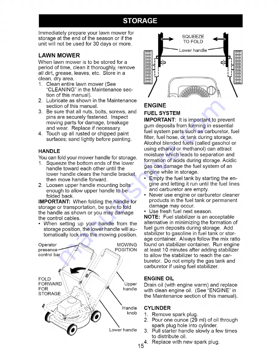 Craftsman 917.385351 Owner'S Manual Download Page 15