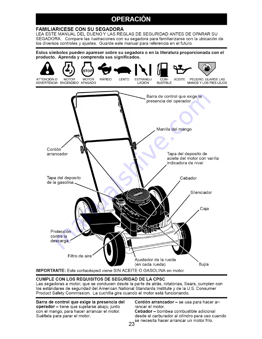 Craftsman 917.385351 Скачать руководство пользователя страница 23