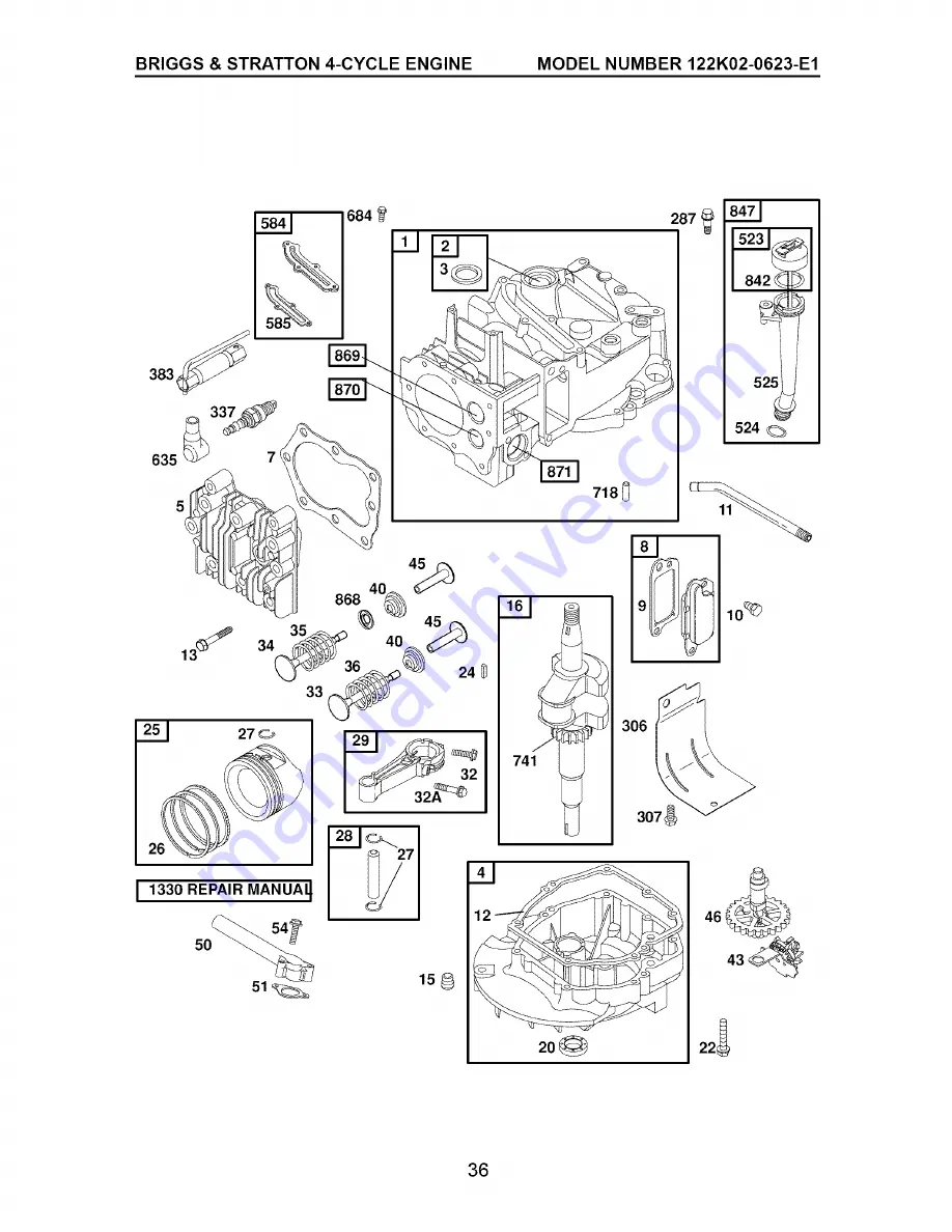 Craftsman 917.385352 Скачать руководство пользователя страница 36