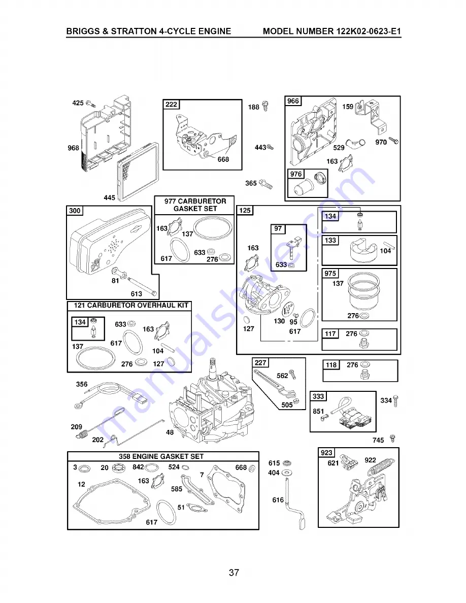 Craftsman 917.385352 Owner'S Manual Download Page 37