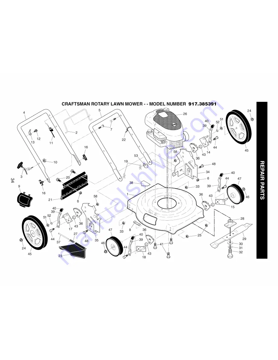 Craftsman 917.385391 Скачать руководство пользователя страница 34