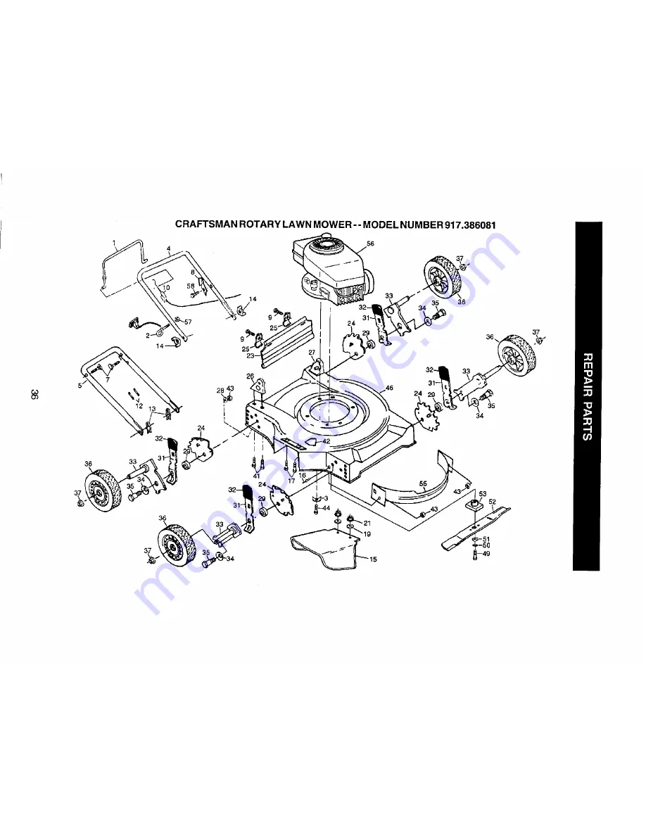 Craftsman 917.386081 Owner'S Manual Download Page 36