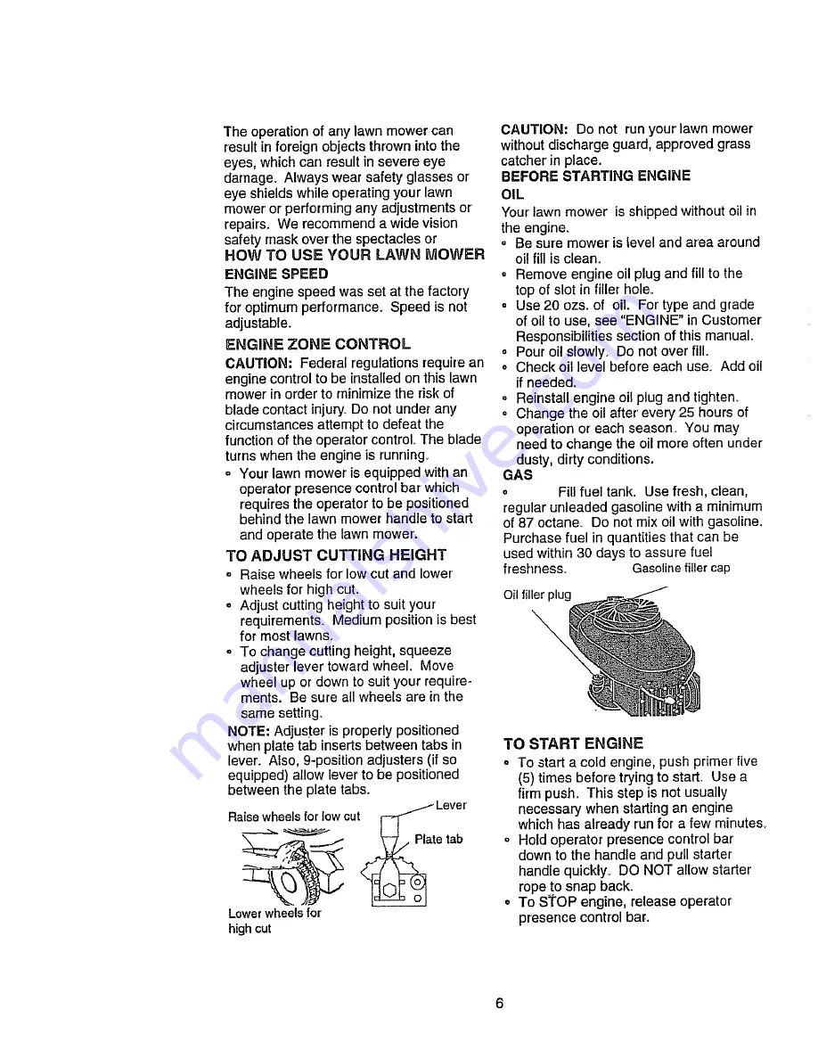 Craftsman 917.38721 Owner'S Manual Download Page 6