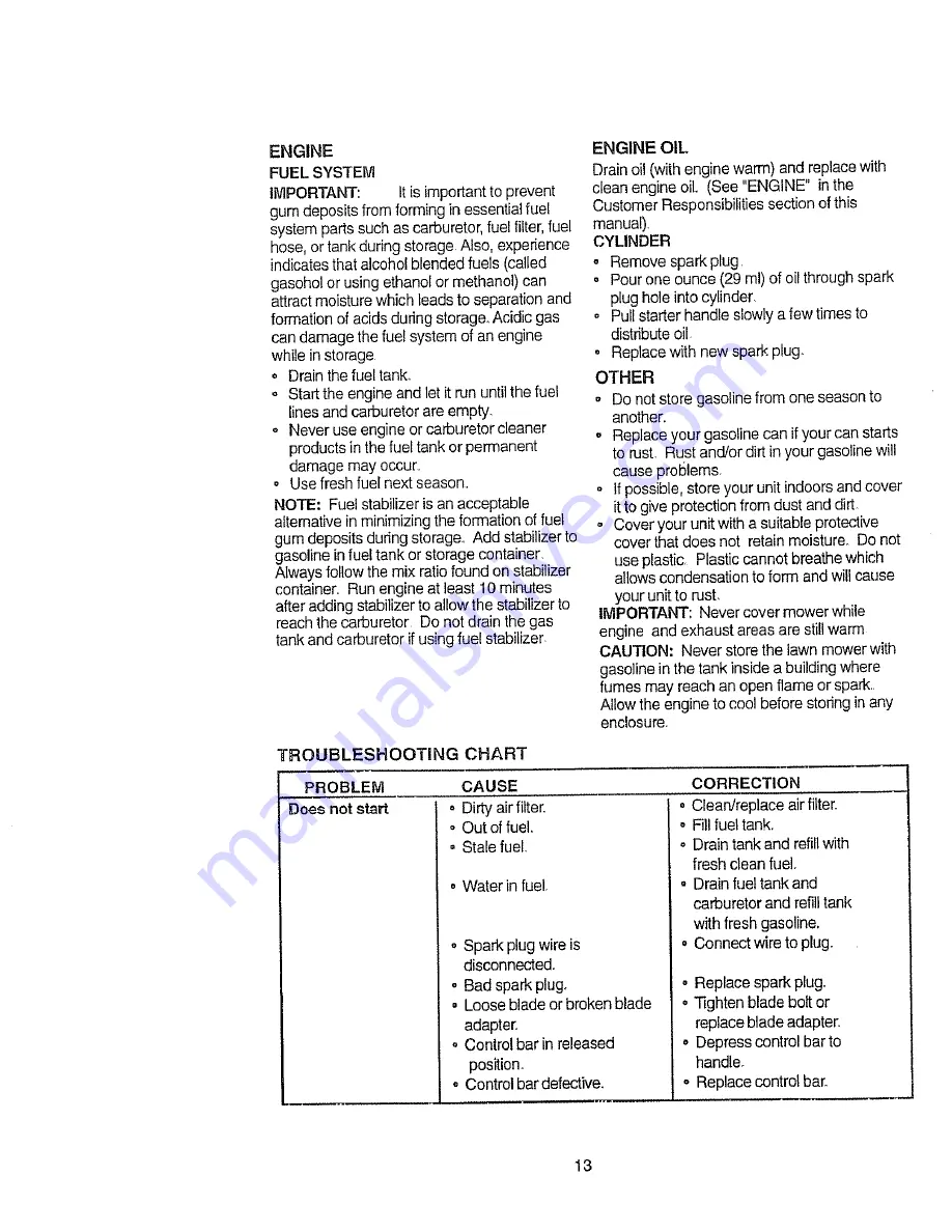 Craftsman 917.38721 Owner'S Manual Download Page 13