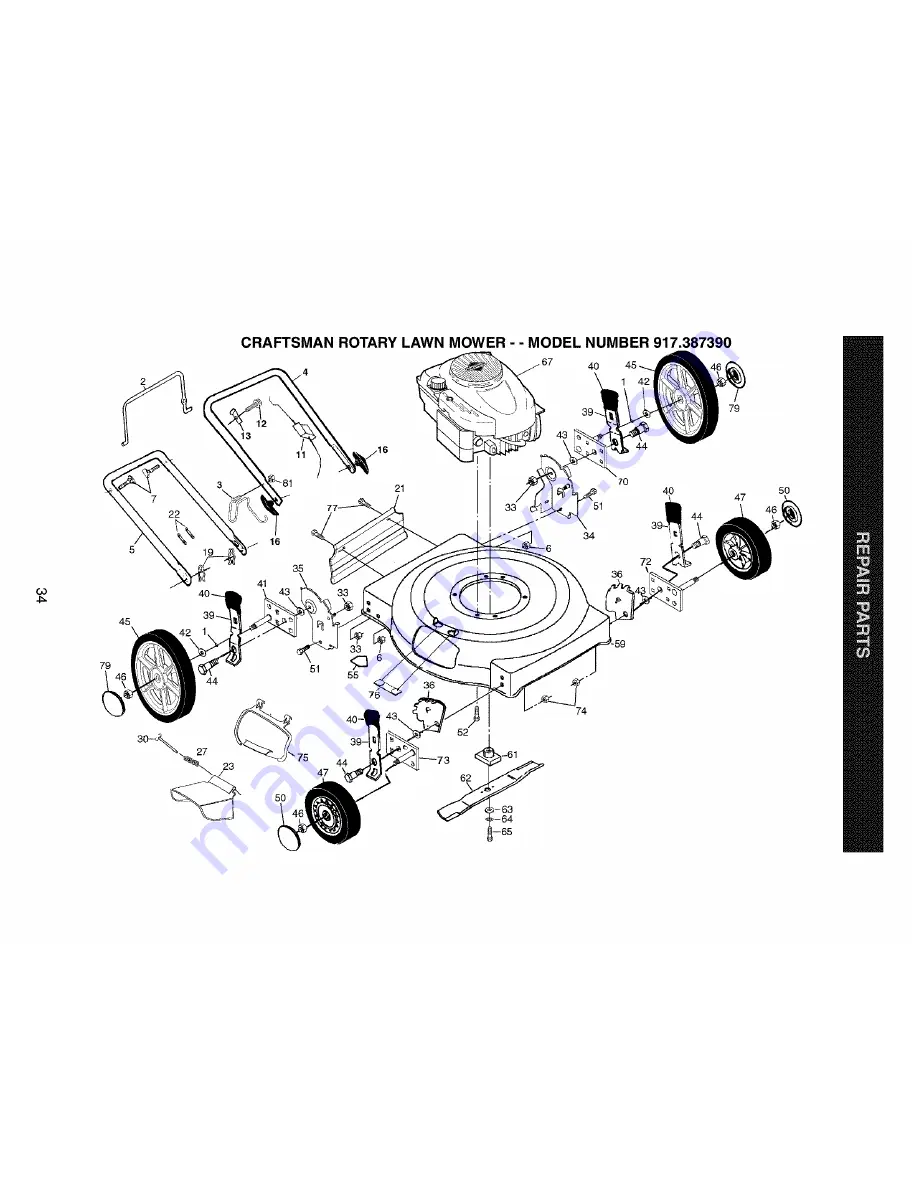 Craftsman 917.387390 Скачать руководство пользователя страница 34