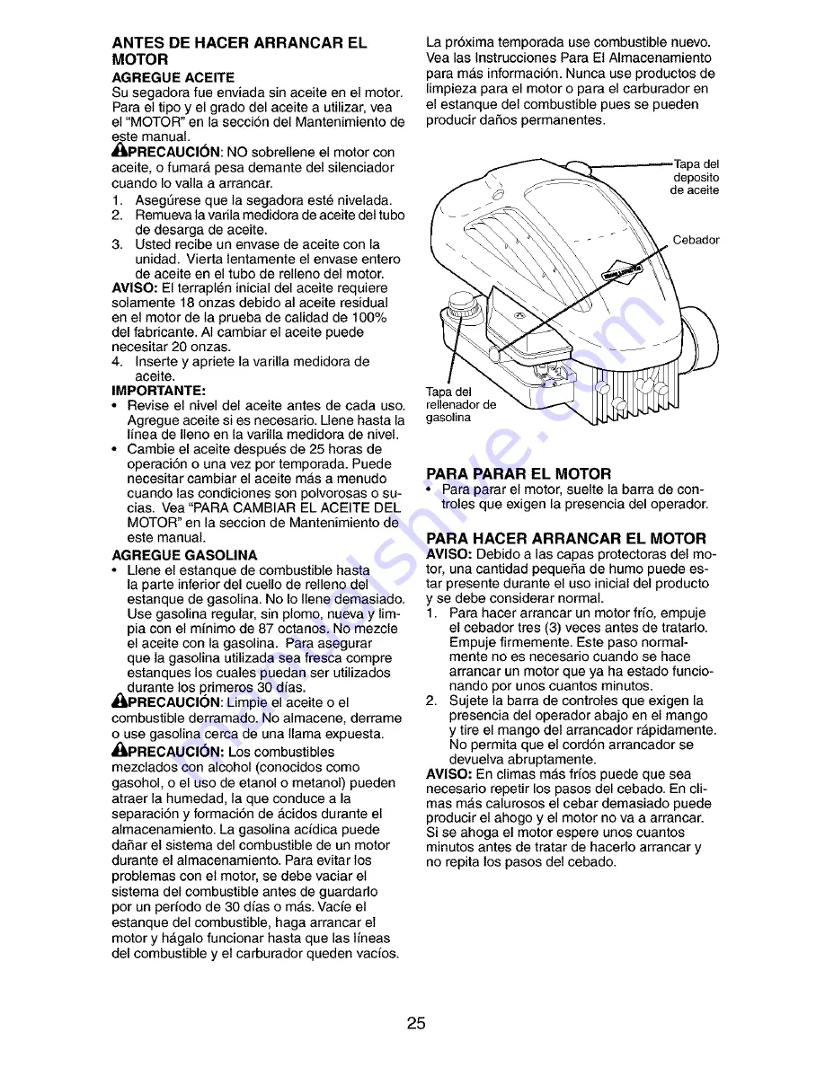 Craftsman 917.387471 Owner'S Manual Download Page 25