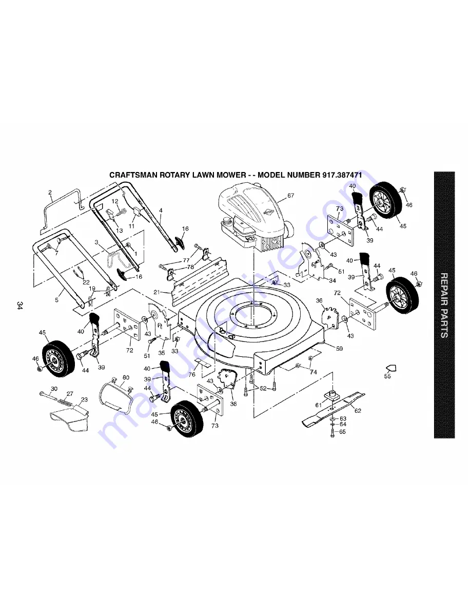 Craftsman 917.387471 Скачать руководство пользователя страница 34