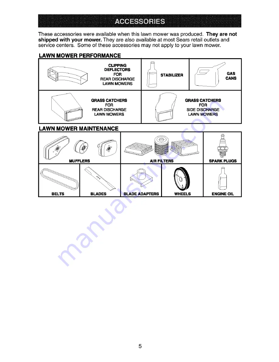 Craftsman 917.387480 Owner'S Manual Download Page 5