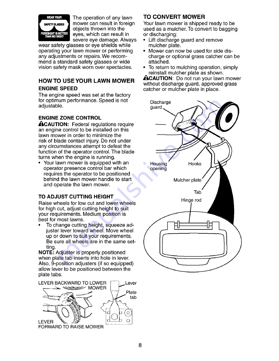 Craftsman 917.387480 Owner'S Manual Download Page 8