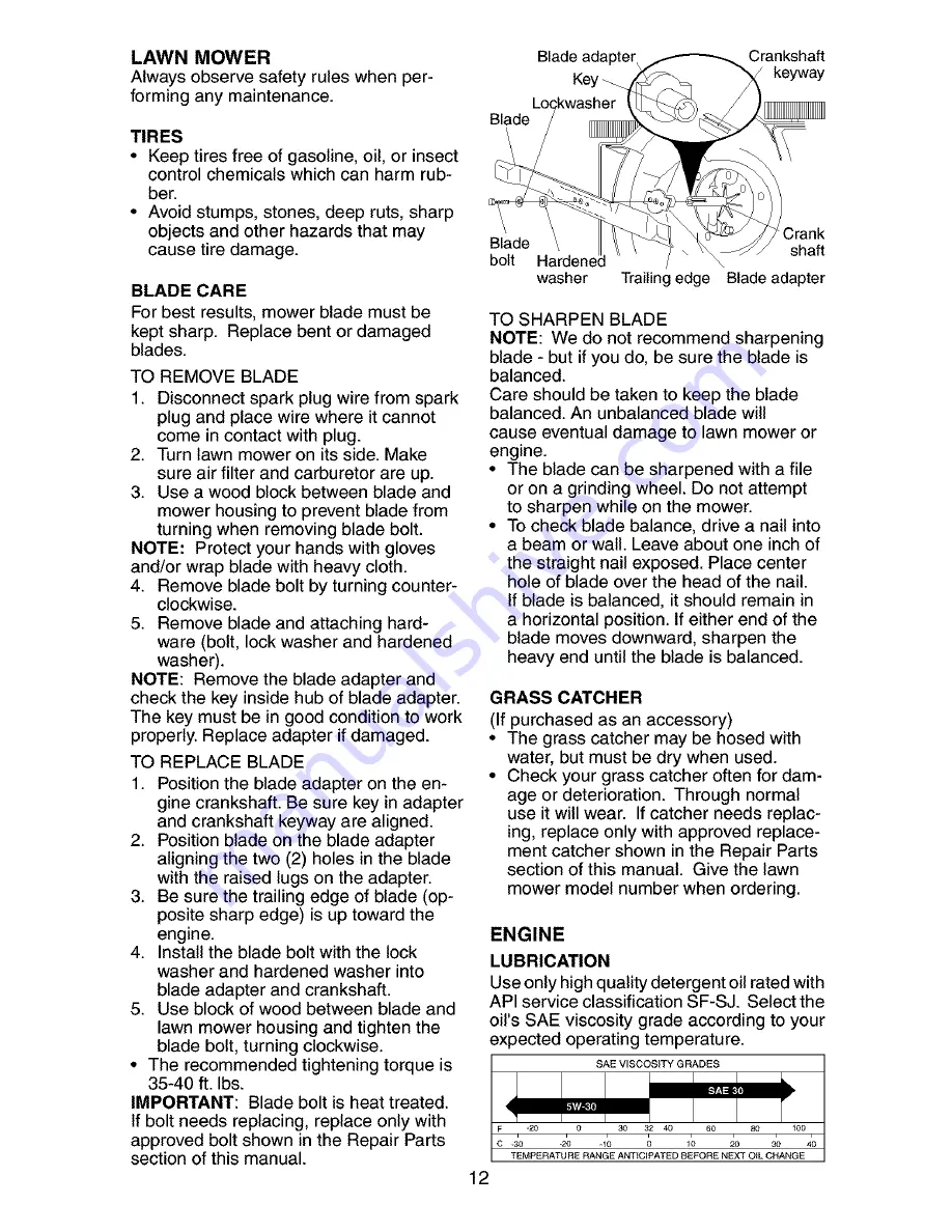 Craftsman 917.387480 Owner'S Manual Download Page 12