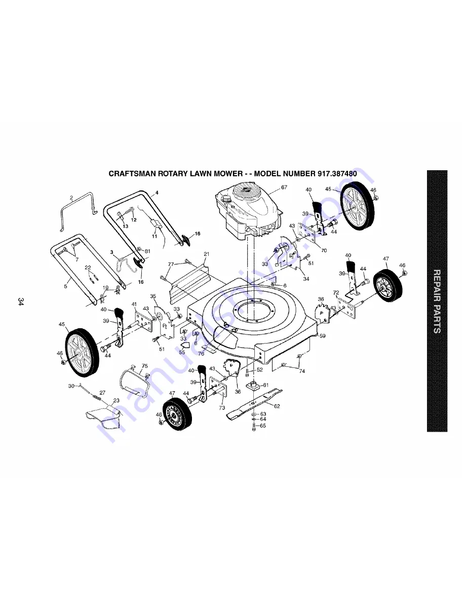 Craftsman 917.387480 Owner'S Manual Download Page 34