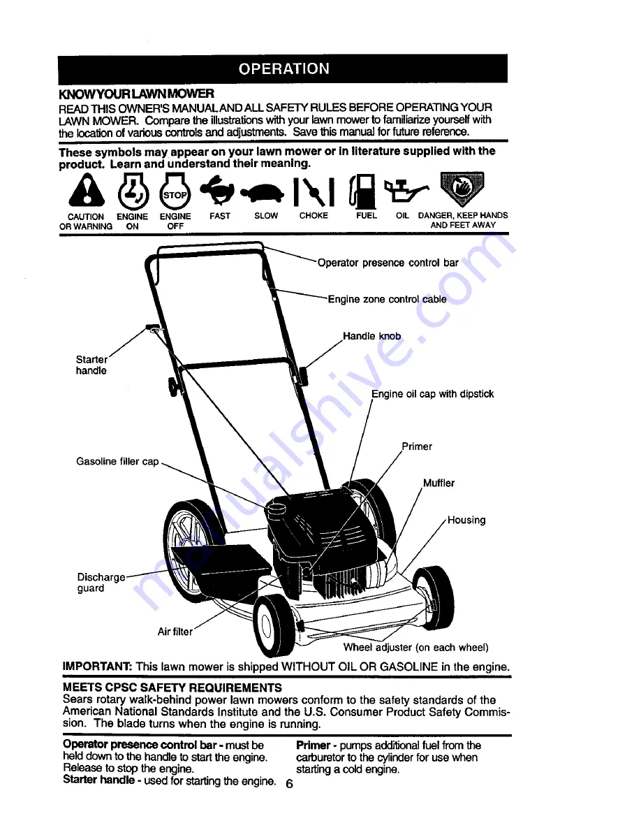 Craftsman 917.387501 Owner'S Manual Download Page 6