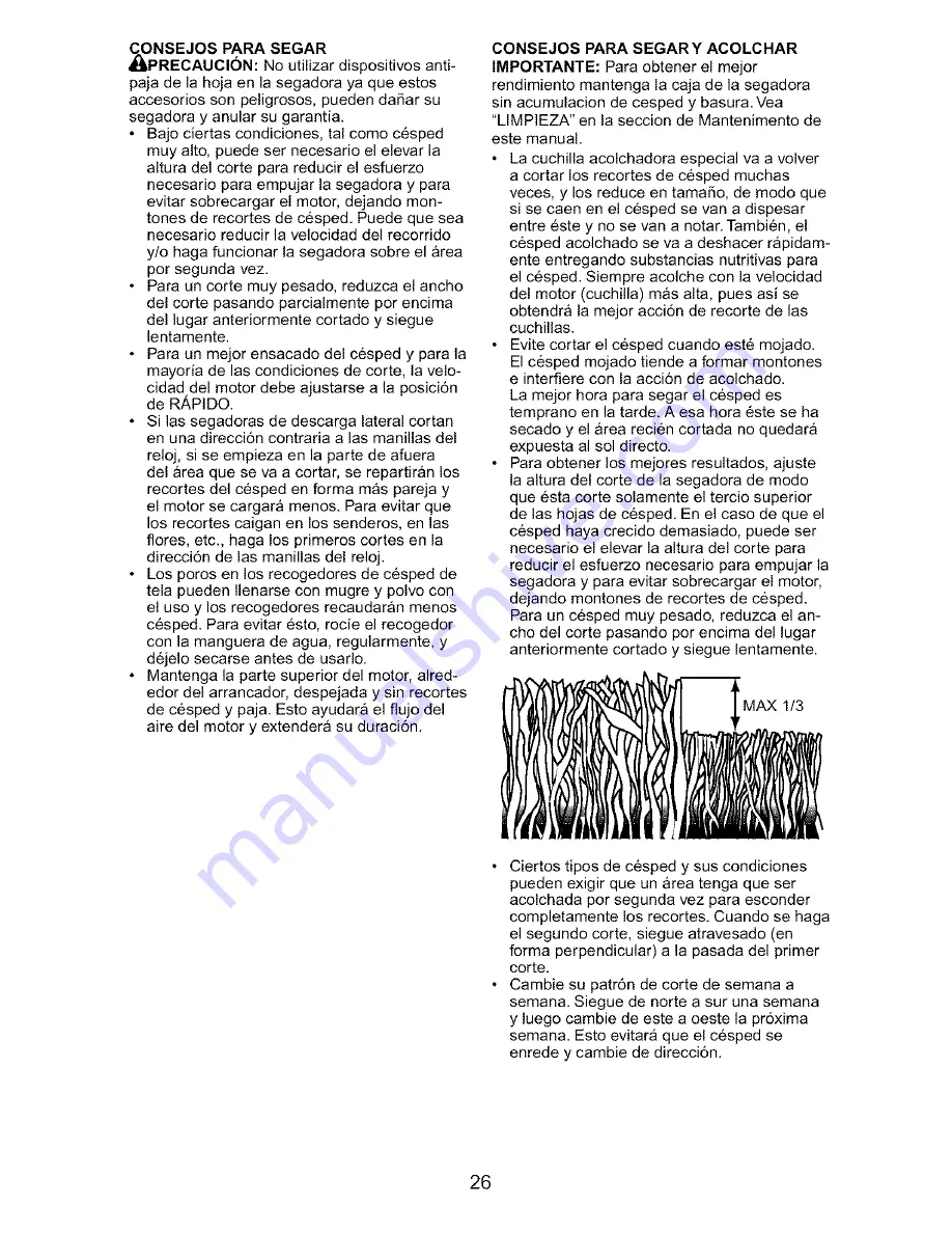 Craftsman 917.387560 Owner'S Manual Download Page 26