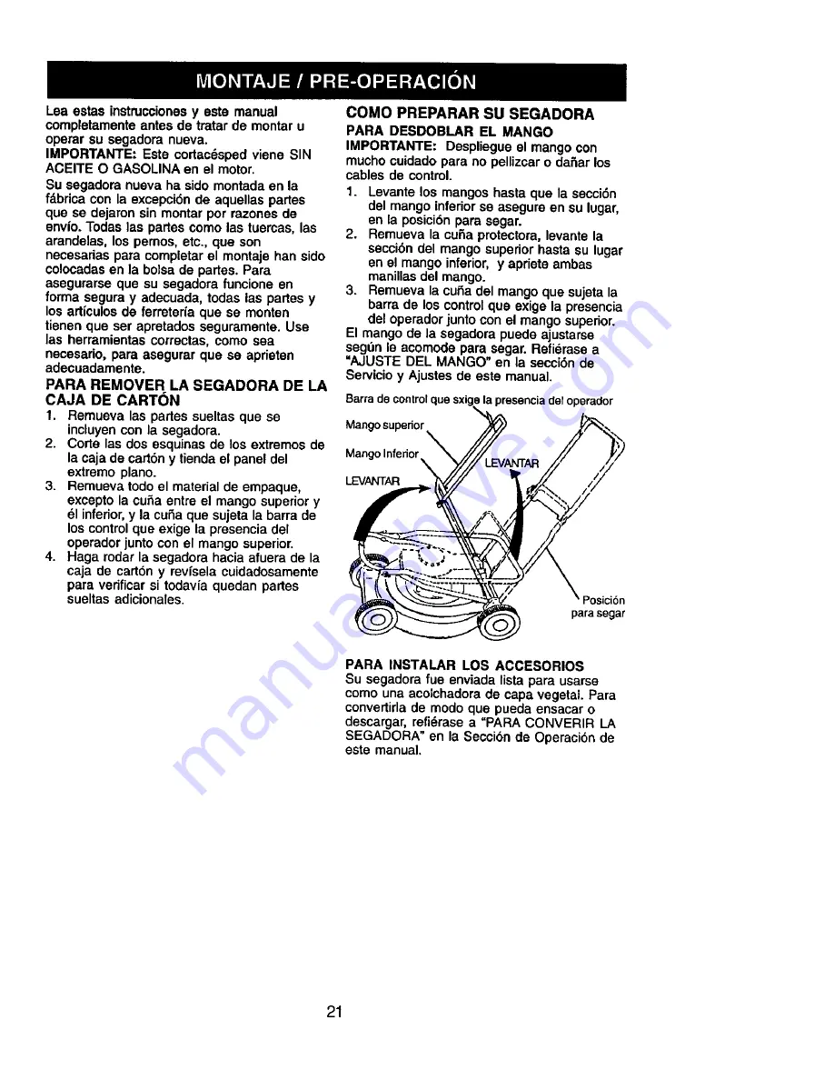 Craftsman 917.387630 Owner'S Manual Download Page 21