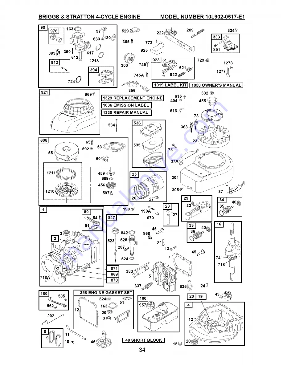 Craftsman 917.387650 Скачать руководство пользователя страница 34