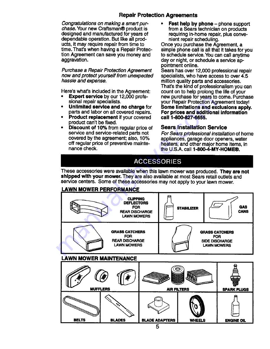 Craftsman 917.387670 Owner'S Manual Download Page 5