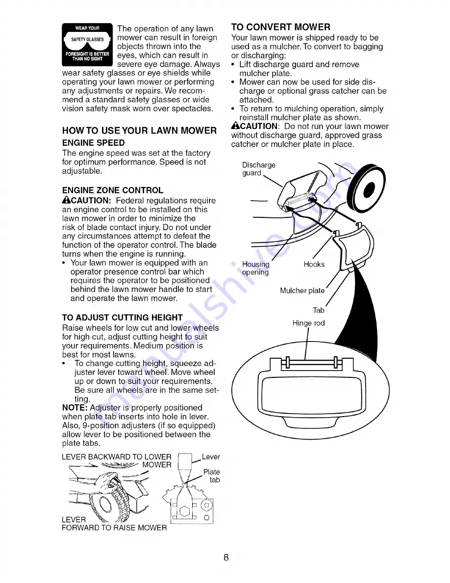 Craftsman 917.387671 Owner'S Manual Download Page 8