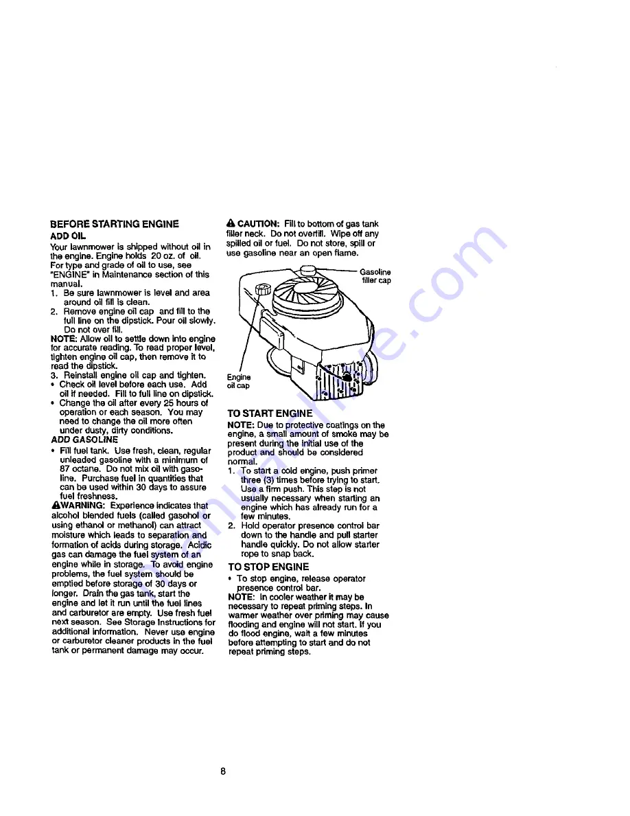 Craftsman 917.388012 Owner'S Manual Download Page 8