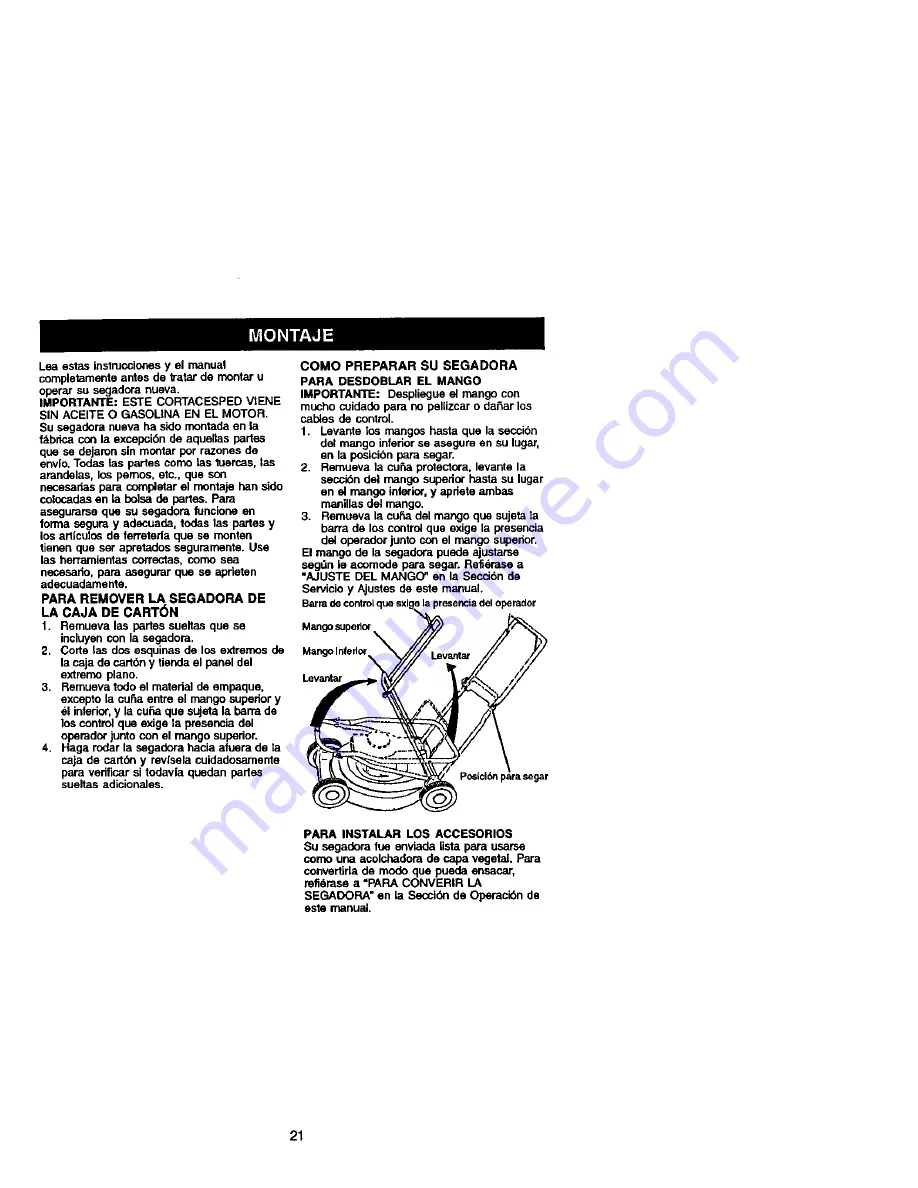 Craftsman 917.388012 Owner'S Manual Download Page 21