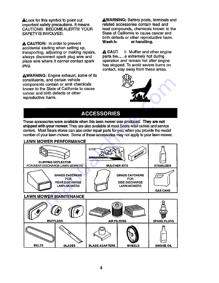 Craftsman 917.388013 Owner'S Manual Download Page 4