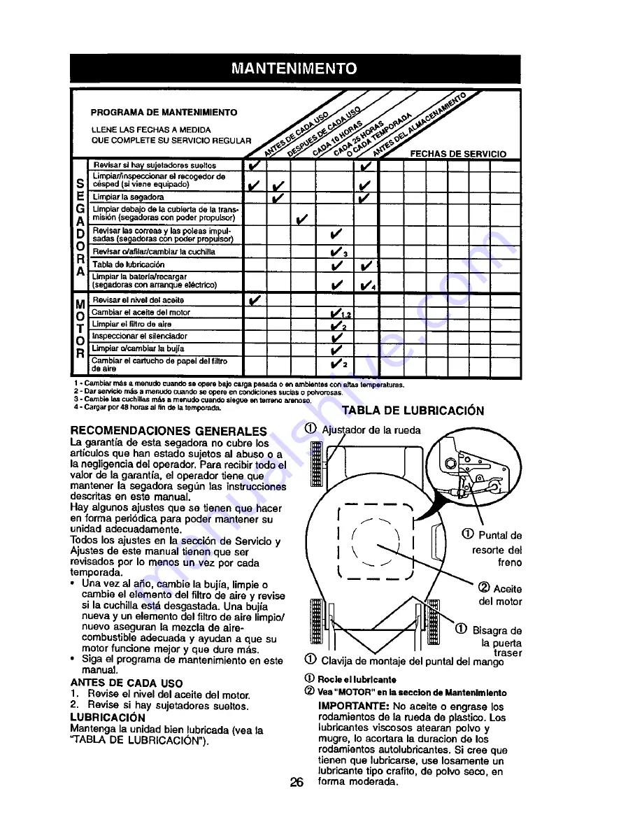 Craftsman 917.388013 Owner'S Manual Download Page 26