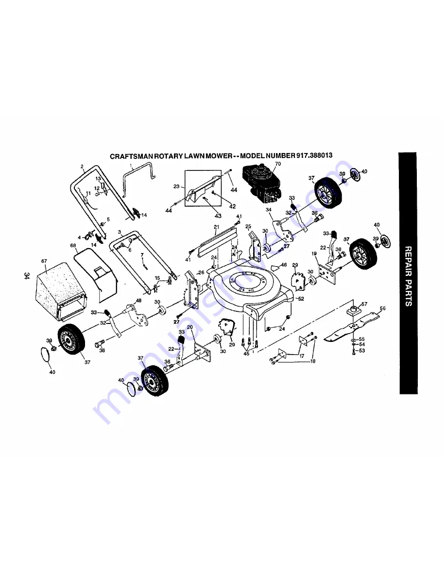 Craftsman 917.388013 Скачать руководство пользователя страница 34