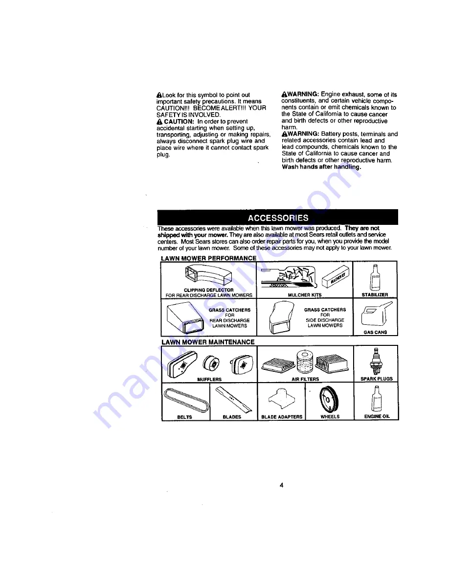 Craftsman 917.388020 Owner'S Manual Download Page 4