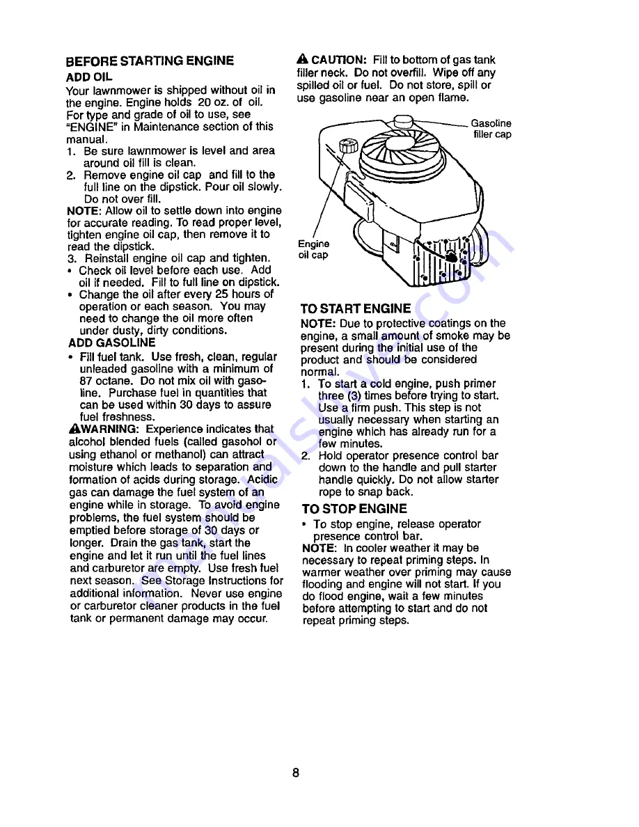 Craftsman 917.388022 Owner'S Manual Download Page 8