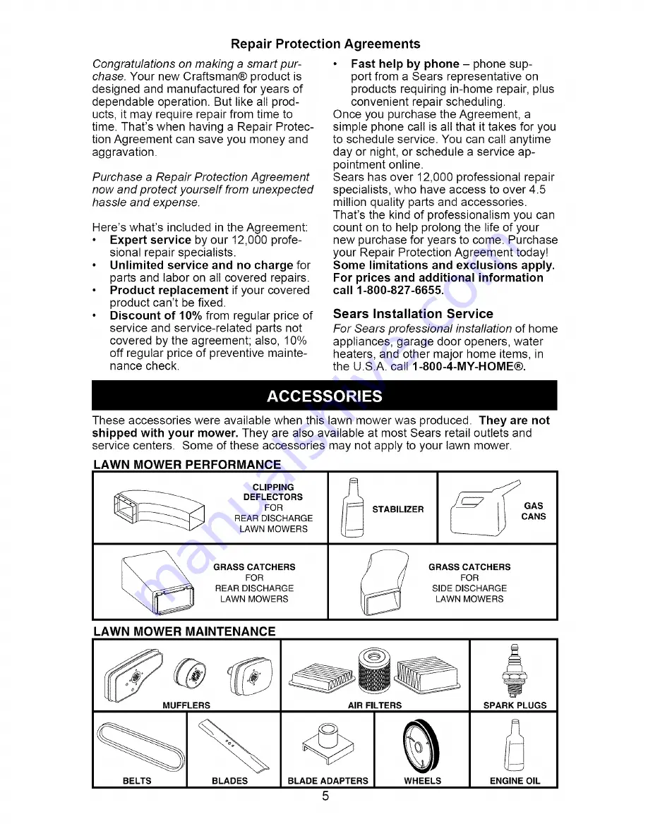 Craftsman 917.388092 Owner'S Manual Download Page 5