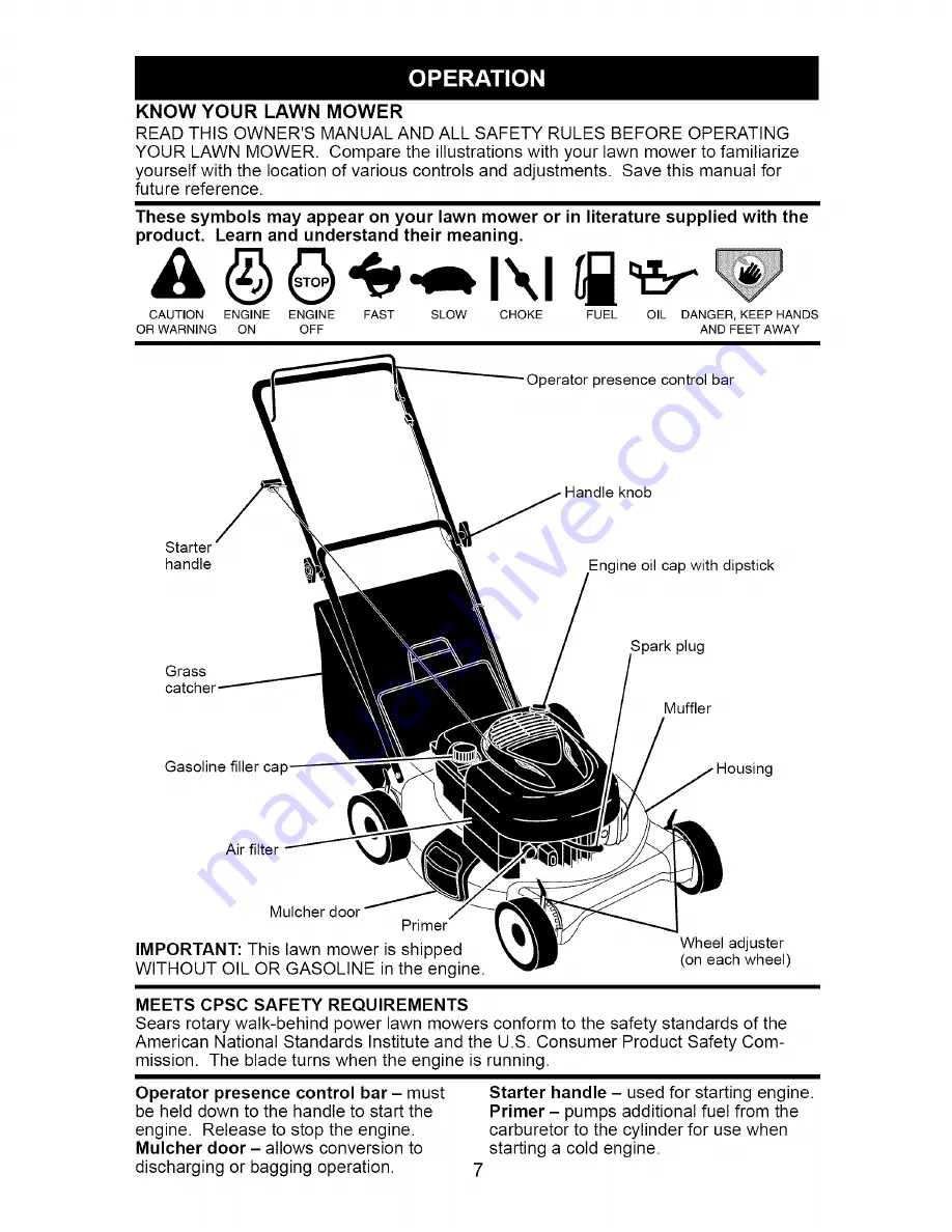 Craftsman 917.388092 Скачать руководство пользователя страница 7