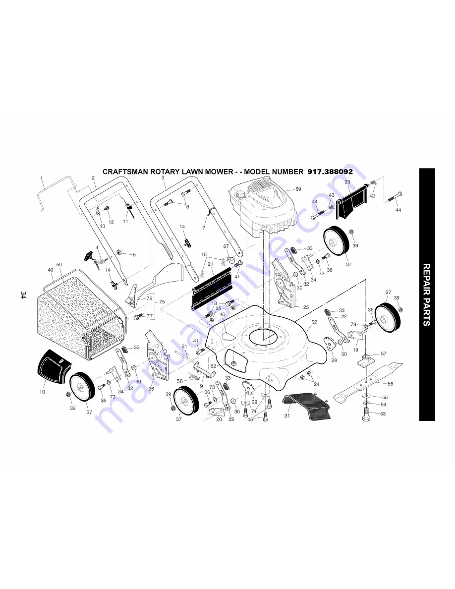 Craftsman 917.388092 Скачать руководство пользователя страница 34