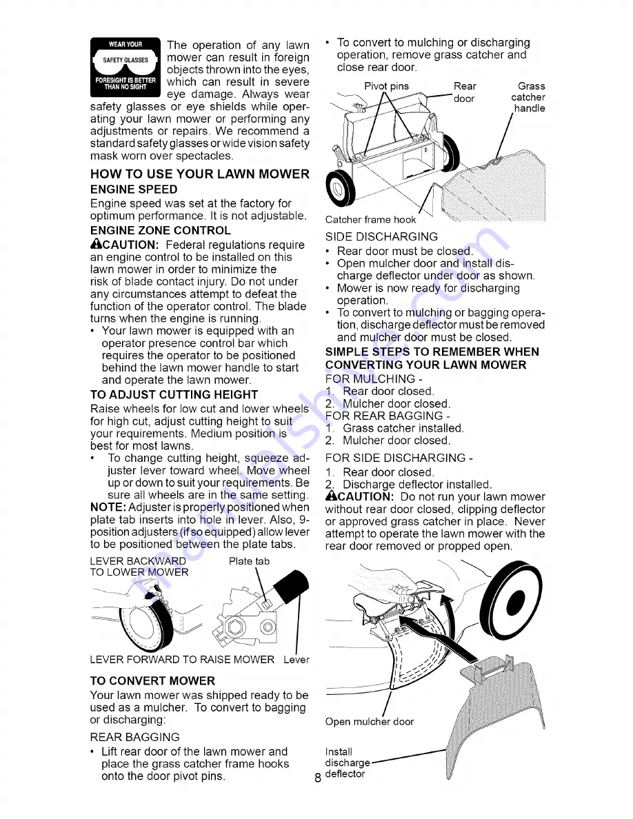 Craftsman 917.388093 Скачать руководство пользователя страница 8