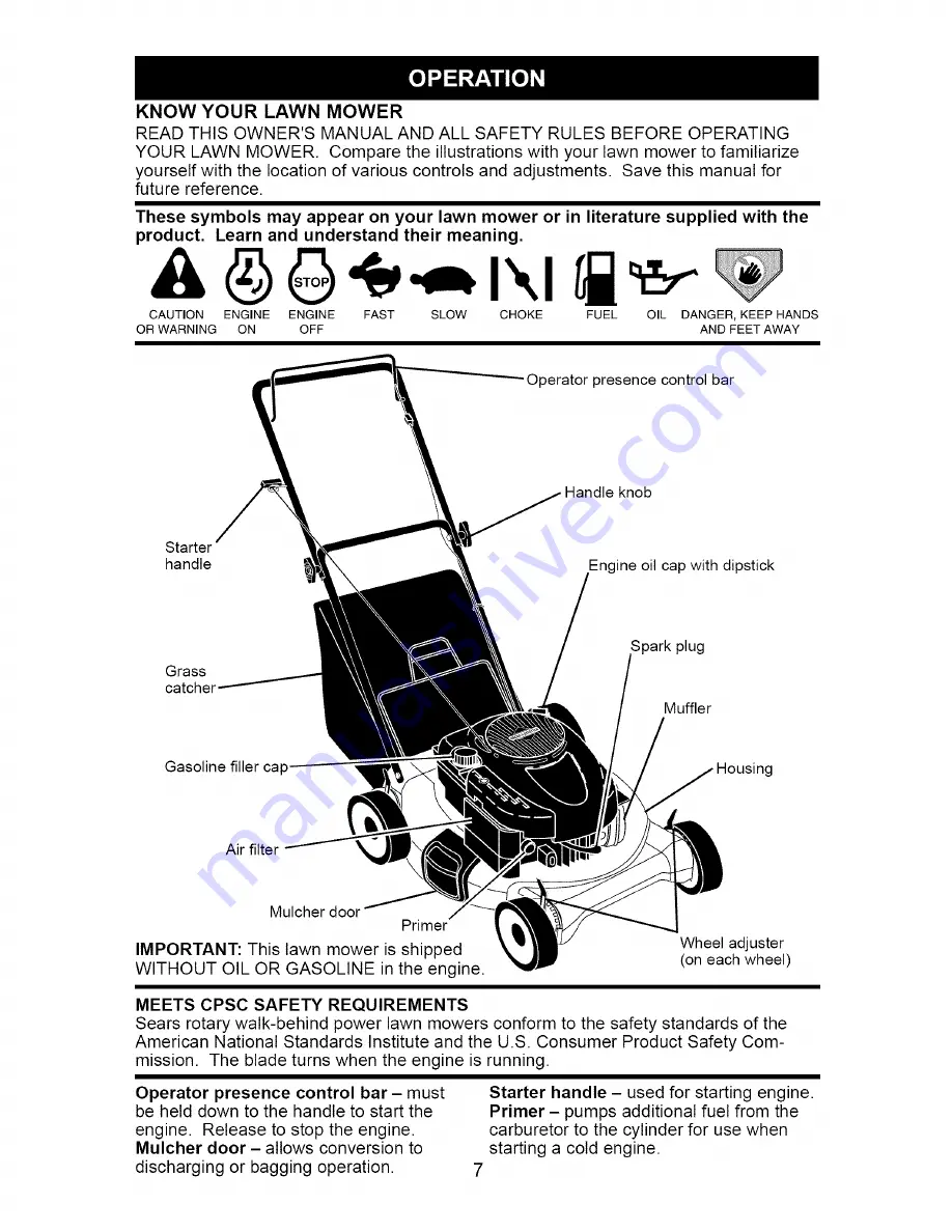 Craftsman 917.388104 Скачать руководство пользователя страница 7