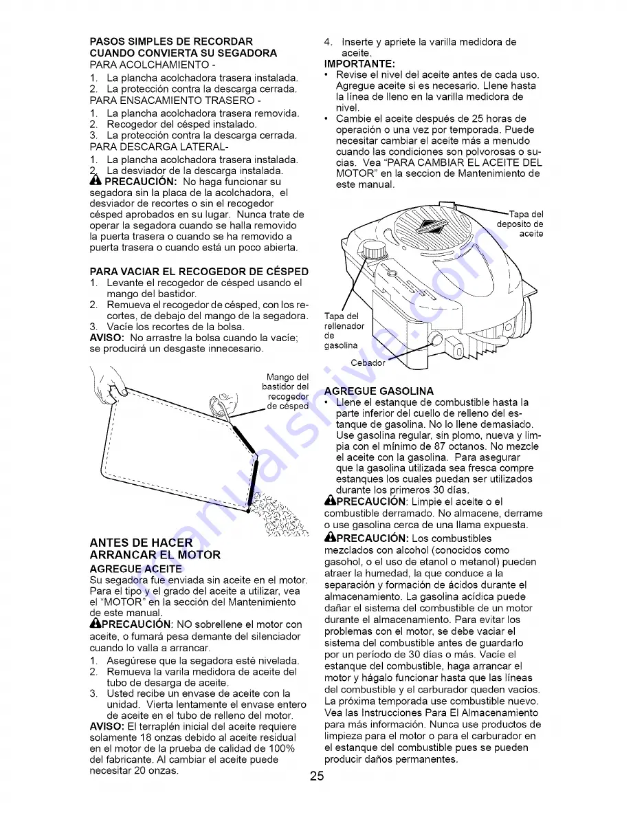 Craftsman 917.388104 Owner'S Manual Download Page 25