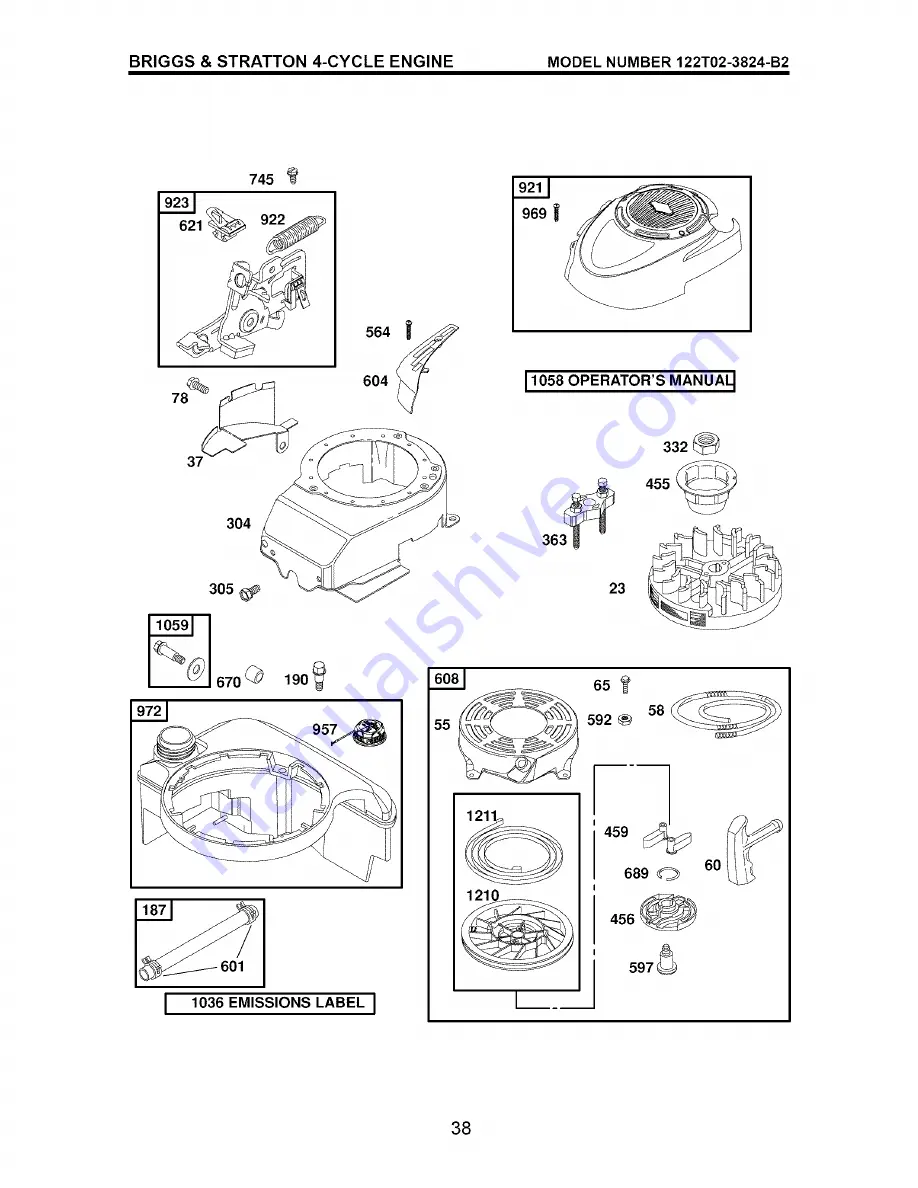 Craftsman 917.388106 Owner'S Manual Download Page 38