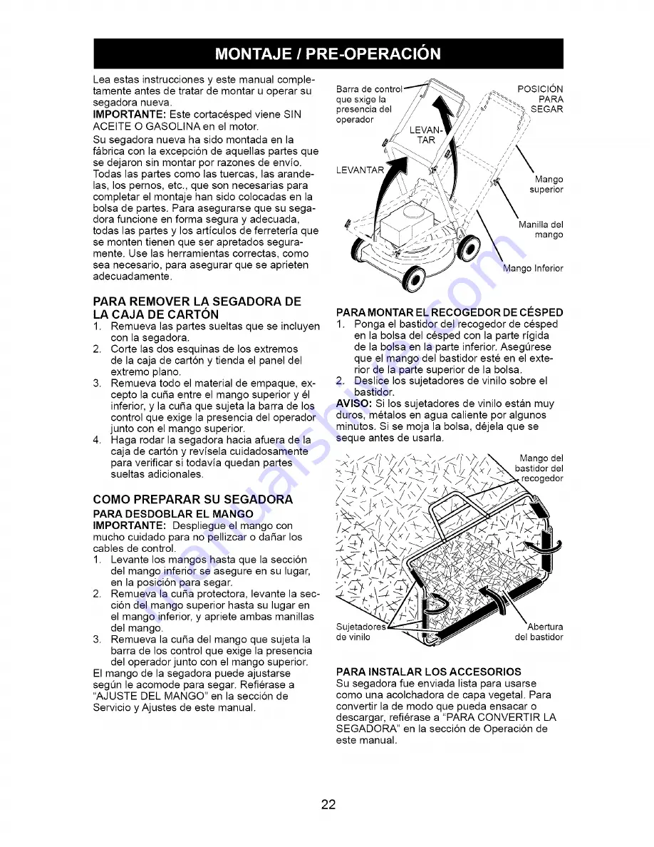 Craftsman 917.388107 Owner'S Manual Download Page 22