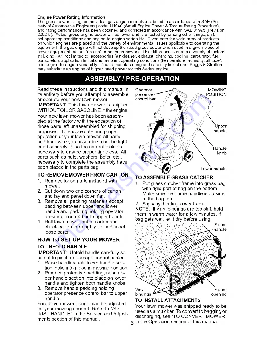 Craftsman 917.388113 Owner'S Manual Download Page 6