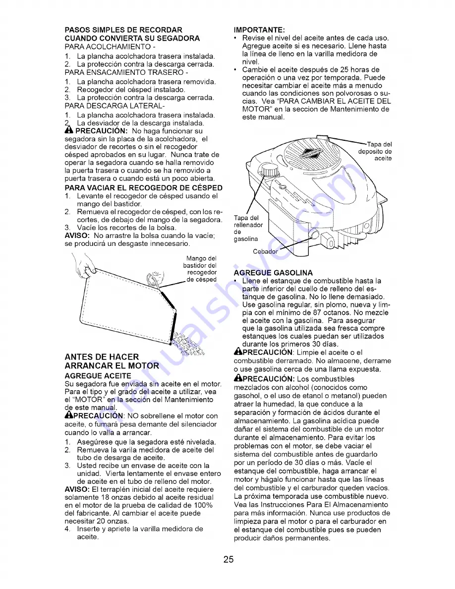 Craftsman 917.388114 Owner'S Manual Download Page 25