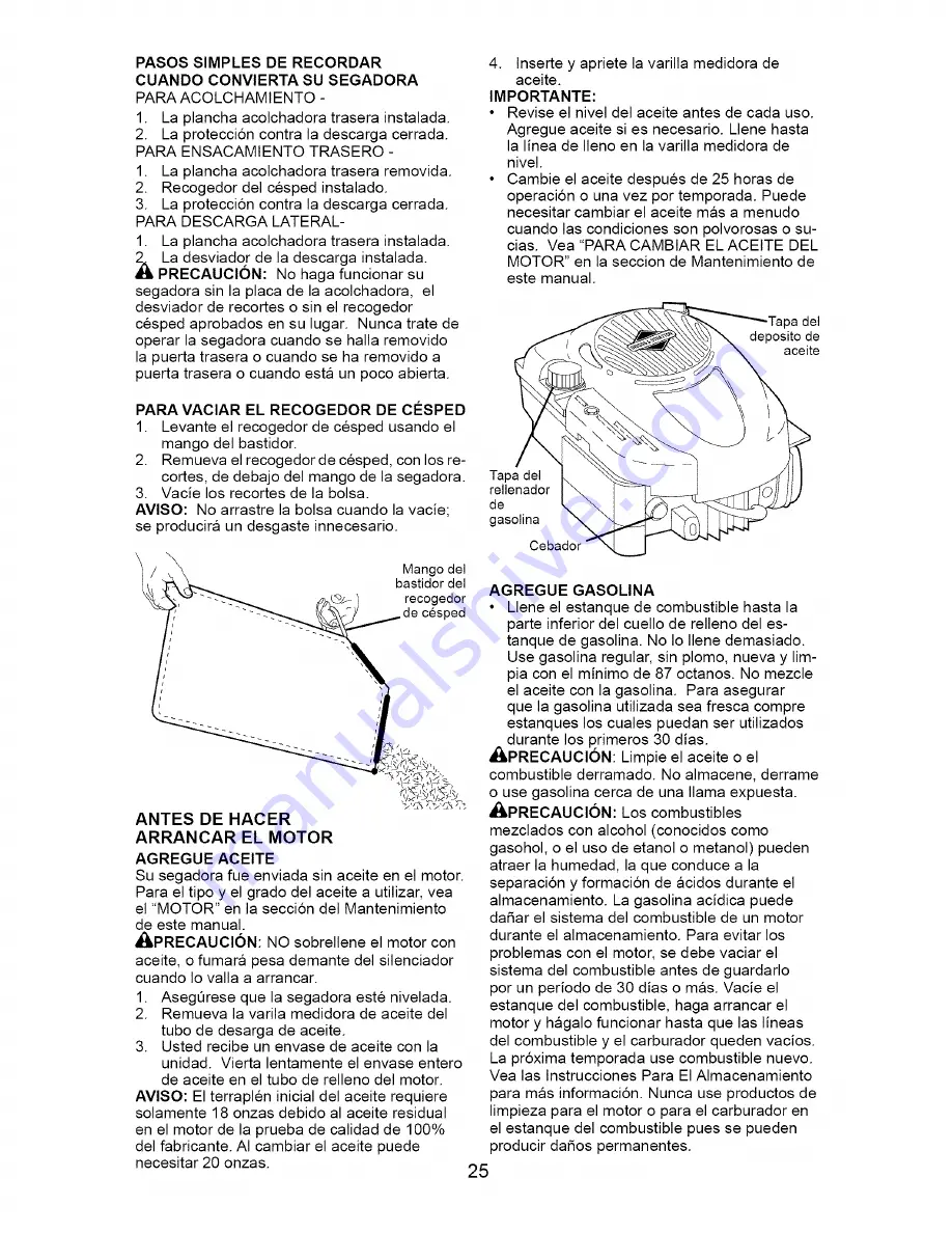 Craftsman 917.388124 Owner'S Manual Download Page 25