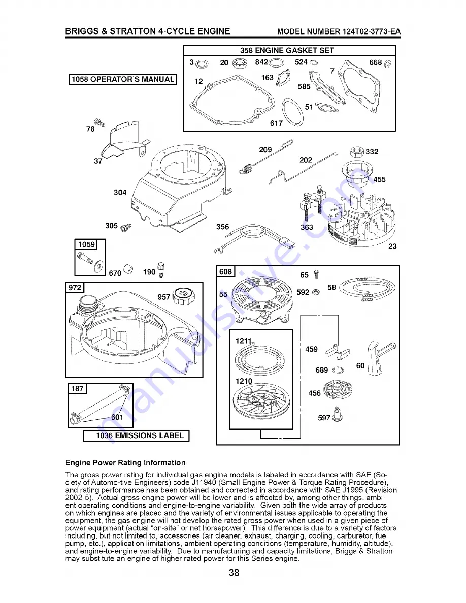 Craftsman 917.388124 Owner'S Manual Download Page 38