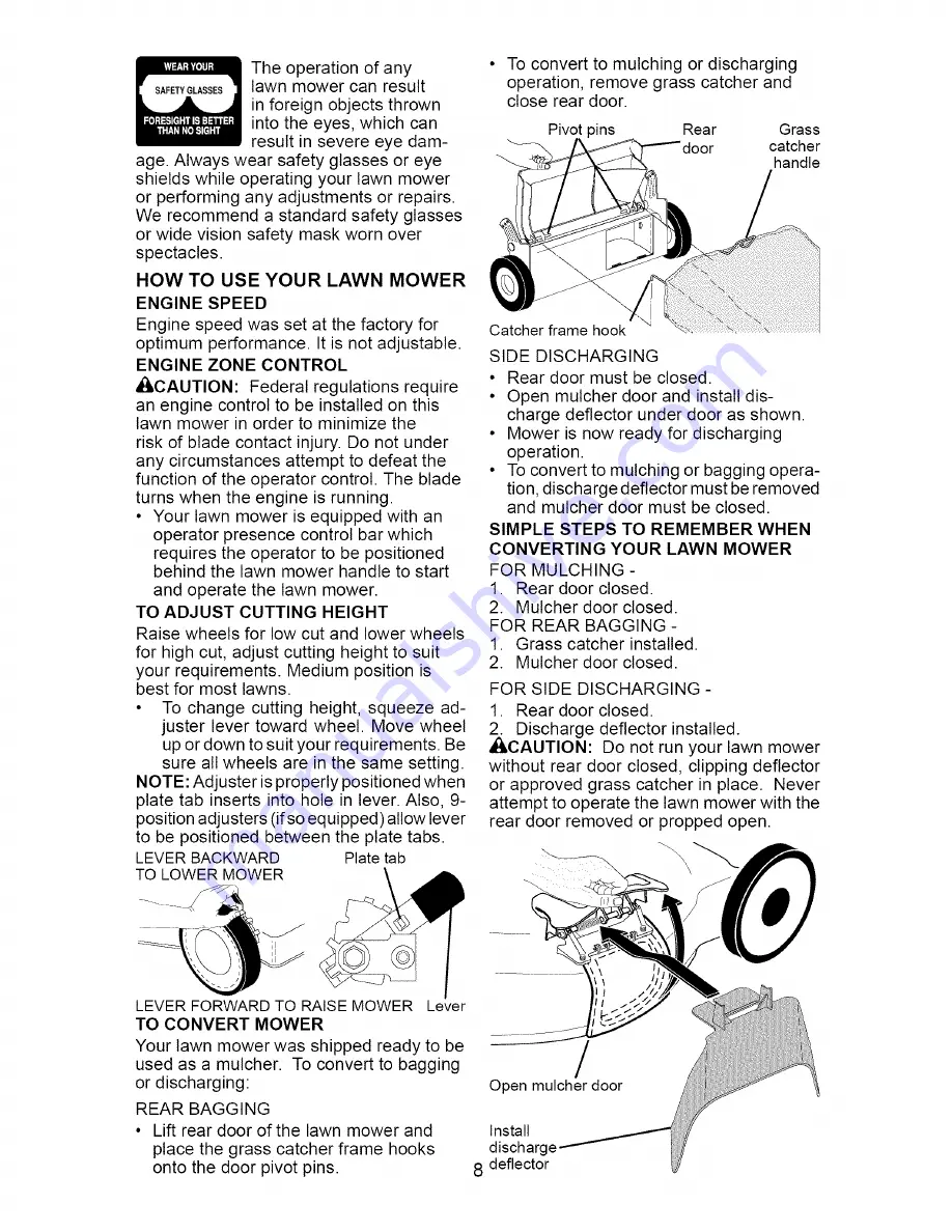 Craftsman 917.388125 Owner'S Manual Download Page 8