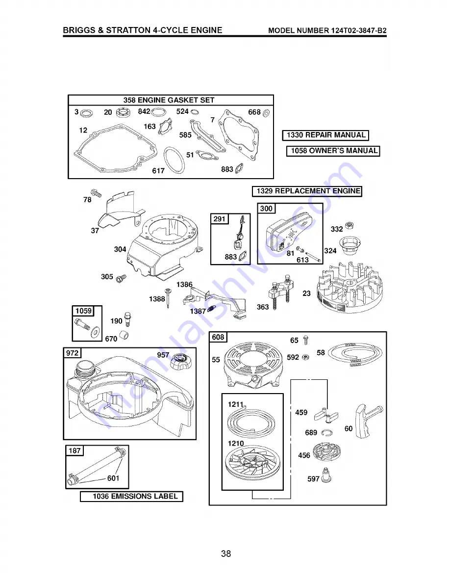 Craftsman 917.388126 Owner'S Manual Download Page 38