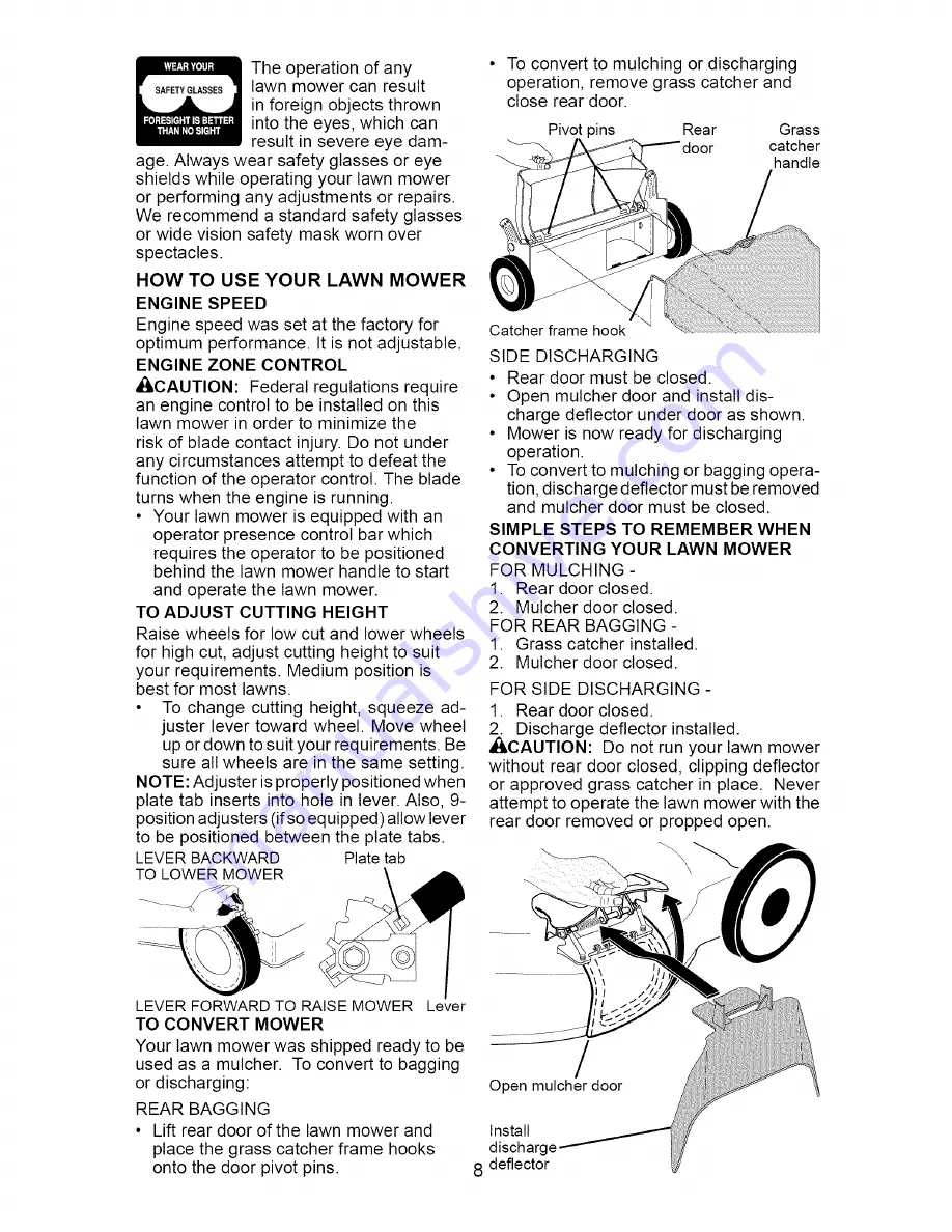 Craftsman 917.388127 Owner'S Manual Download Page 8