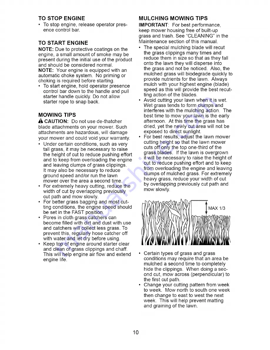 Craftsman 917.388127 Owner'S Manual Download Page 10