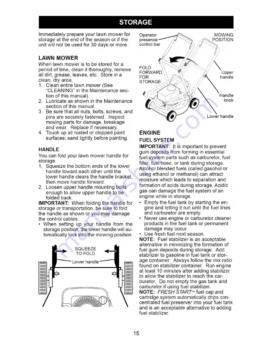 Craftsman 917.388131 Owner'S Manual Download Page 15